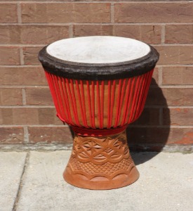 LENGE WOOD DJEMBE #4016 SALE!