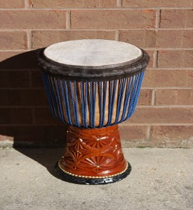 Another Beautiful Dala Wood Djembe #4003