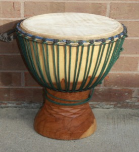 A Perfect Lenge Wood Djembe #2193