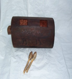 Large Ekwe Slit Drum Nigerian #2295