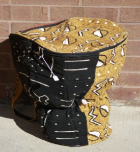 Mudcloth Extra-Large Djembe bag #2286