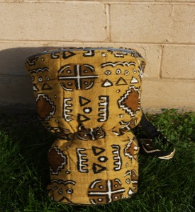 Mudcloth Djembe Bag #4022
